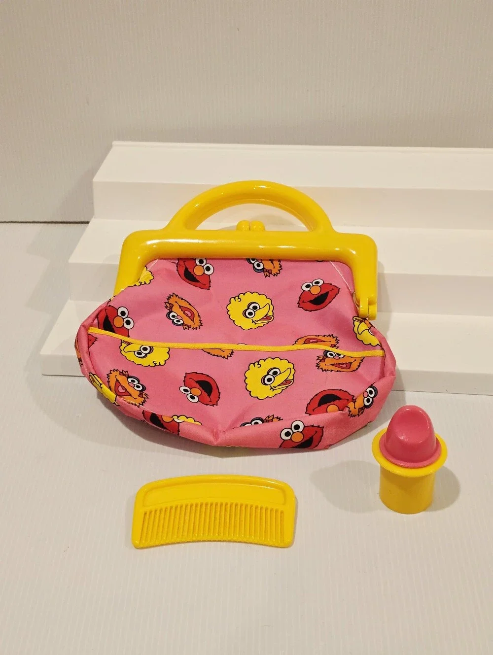Vintage Sesame Street ILLCO Baby Purse Set 1991